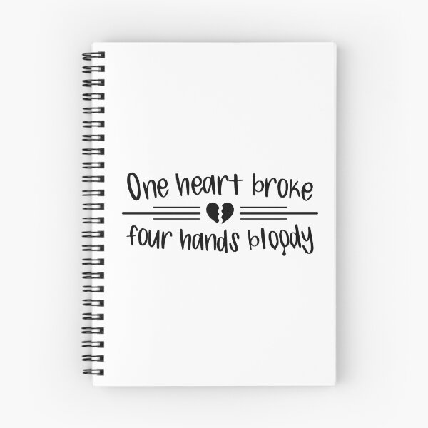 Item preview, One Heart Broke, Four Hands Bloody (Black) designed and sold by FilipeFerreira.