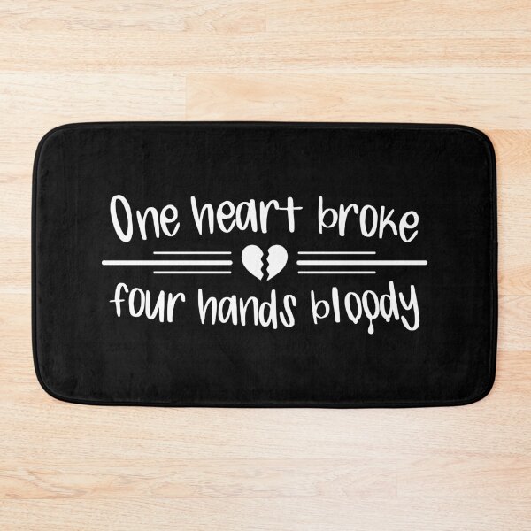 Item preview, One Heart Broke, Four Hands Bloody (White) designed and sold by FilipeFerreira.