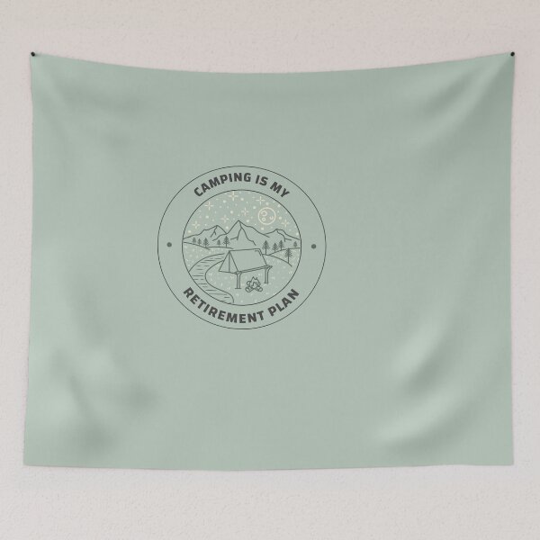 Item preview, Camping is my retirement plan designed and sold by art-fox.