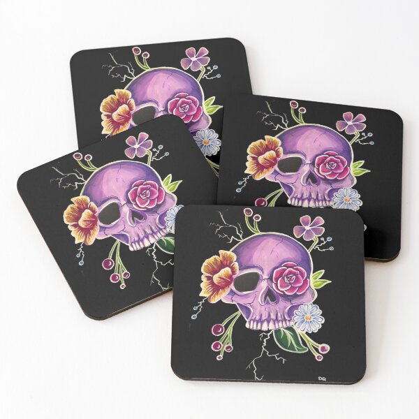 Item preview, Flowery Skull designed and sold by Depp800.
