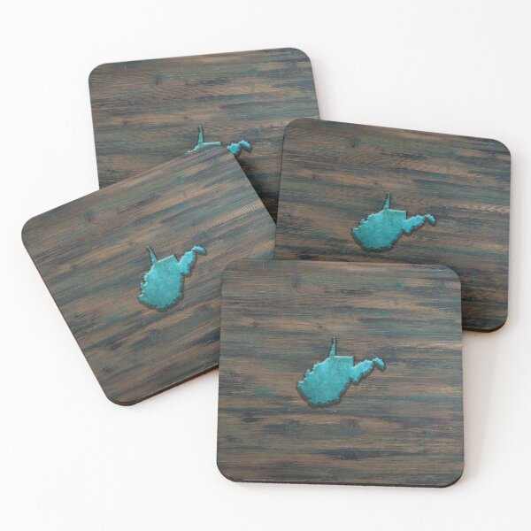 Item preview, West Virginia Shape Teal designed and sold by Jared Davies.