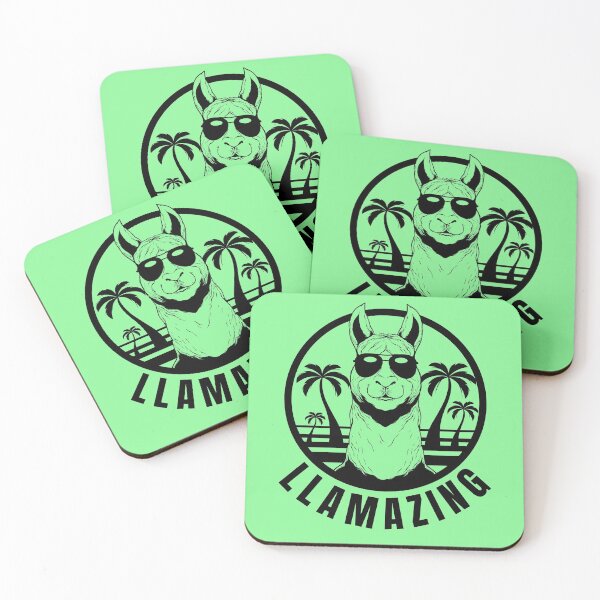 Item preview, Be llamazing, Funny llama glasses designed and sold by SweetbeStore.