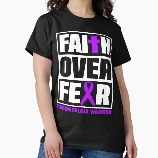 Item preview, Faith Over Fear Fibromyalgia Awareness designed and sold by Gillosina.
