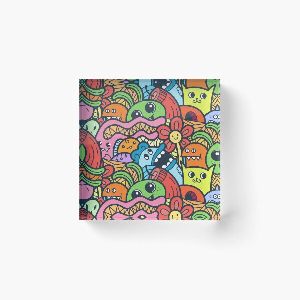 Item preview, Cute Monsters Pattern designed and sold by Richard529.