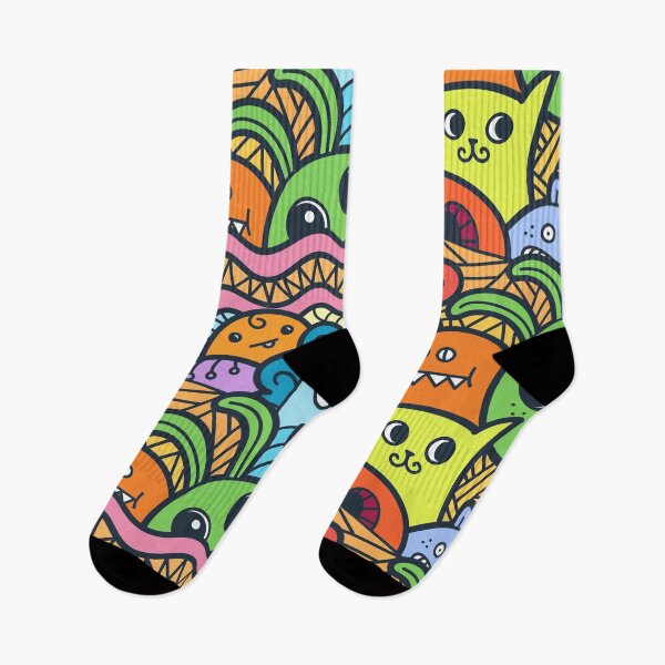 Item preview, Cute Monsters Pattern designed and sold by Richard529.