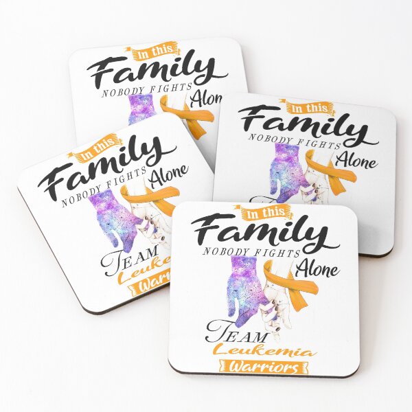 Item preview, In This Family No One Fights Alone Team Leukemia Warrior designed and sold by deputylove.