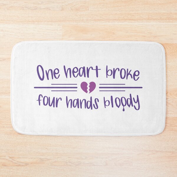 Item preview, One Heart Broke, Four Hands Bloody (Colors) designed and sold by FilipeFerreira.