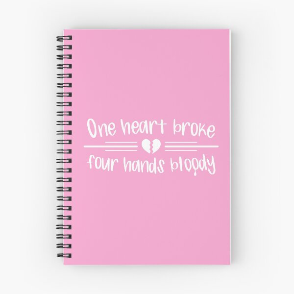 Item preview, One Heart Broke, Four Hands Bloody (Pink BG) designed and sold by FilipeFerreira.
