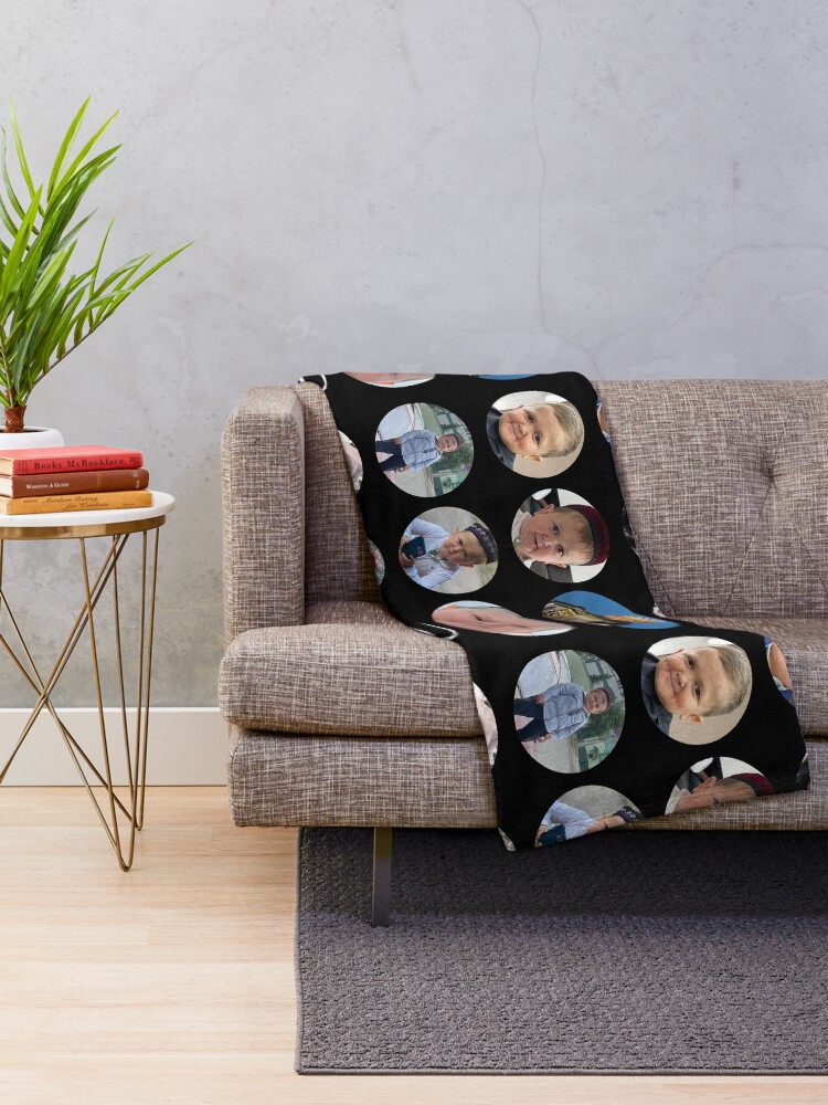 Alternate view of Mma Fighter from Dagestan Russia Hasbulla Magomedov Wrestling Throw Blanket