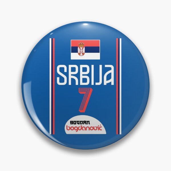 Item preview, Bogdan Bogdanovic Retro Serbia Euro Basketball Fan Art designed and sold by acquiesce13.