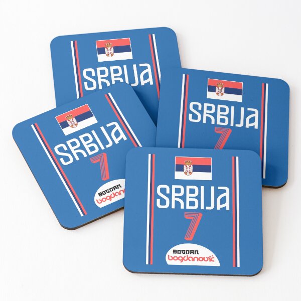 Item preview, Bogdan Bogdanovic Retro Serbia Euro Basketball Fan Art designed and sold by acquiesce13.