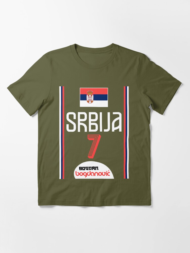 Bogdan Bogdanovic Retro Serbia Euro Basketball Fan Art Active T-Shirt for  Sale by acquiesce13