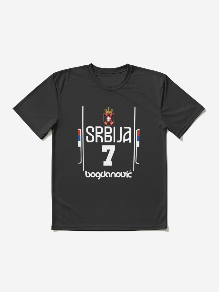 Bogdan Bogdanovic Retro Serbia Euro Basketball Fan Art Active T-Shirt for  Sale by acquiesce13