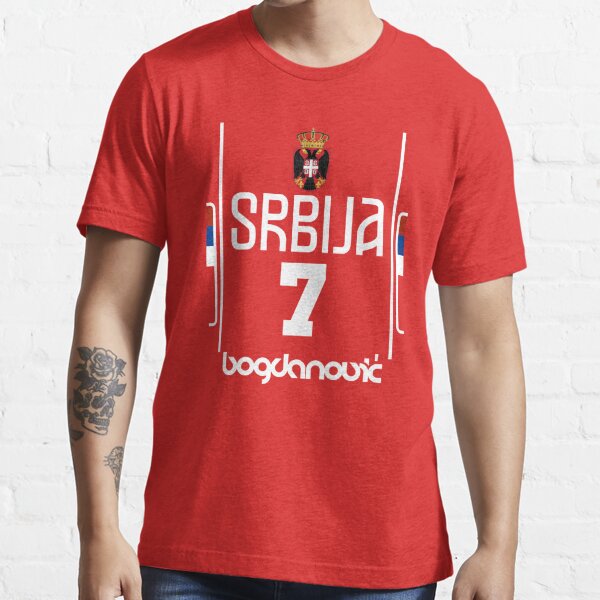 Bogdan Bogdanovic Retro Serbia Euro Basketball Fan Art Active T-Shirt for  Sale by acquiesce13