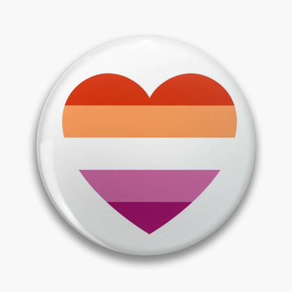 Item preview, Simple Lesbian Pride Heart Flag  designed and sold by JosTees96.
