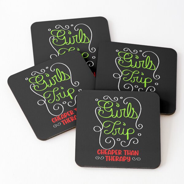 Item preview, Girls Trip Cheaper Than Therapy, Funny Quotes for Girls Trip designed and sold by orangeblue21.