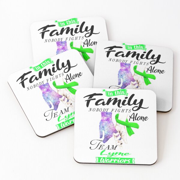 Item preview, In This Family No One Fights Alone Team Lyme Warrior designed and sold by deputylove.