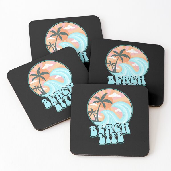 Item preview, Beach Life | Summer Vibes Retro | Retro hippie tropical beach vibes designed and sold by Violet Treasures.