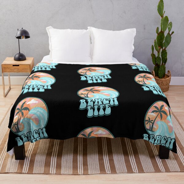 Item preview, Beach Life | Summer Vibes Retro | Retro hippie tropical beach vibes designed and sold by Violet Treasures.