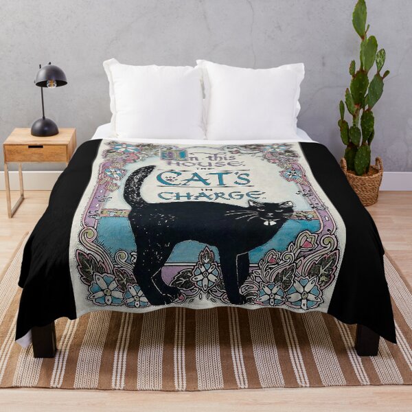 Item preview, Funny Cat gift Black Cat In Charge designed and sold by Douglafa.