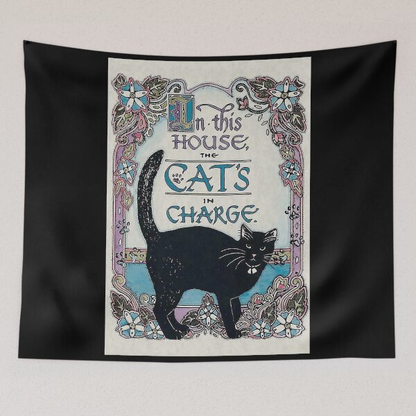 Item preview, Funny Cat gift Black Cat In Charge designed and sold by Douglafa.