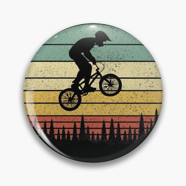 Item preview, BMX Bike Boy Jumping Over Trees at Sunset designed and sold by Labradoodlesetc.