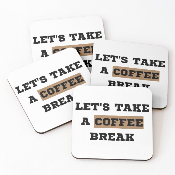 Item preview, Let's Take A Coffee Break designed and sold by Chanchane Store.