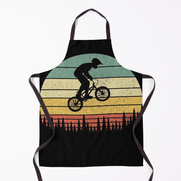 Item preview, BMX Bike Boy Jumping Over Trees at Sunset designed and sold by Labradoodlesetc.