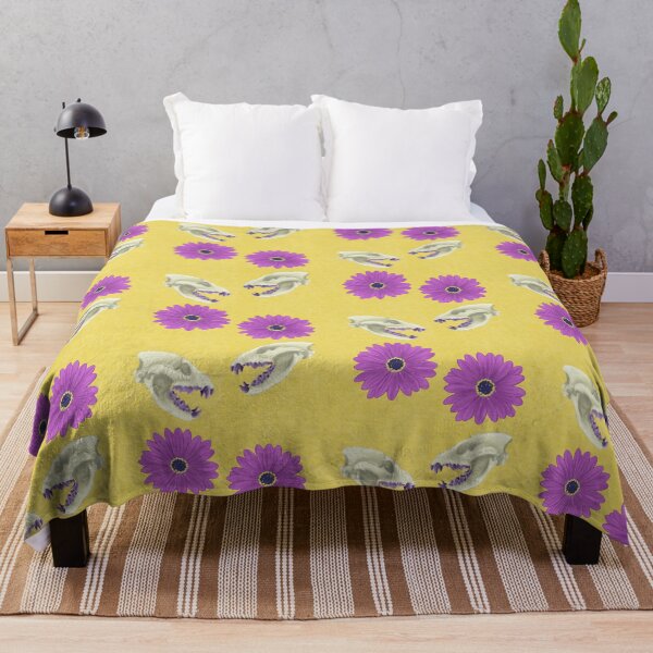 Item preview, Hyena Skull Floral Yellow designed and sold by Ashley Gagnon.