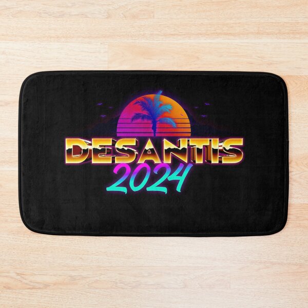 Item preview, Ron DeSantis for 2024 Presidential Election in Retro 80s Style - Black designed and sold by johnta17.