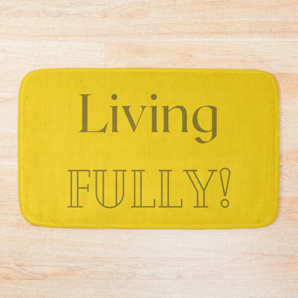 Item preview, Living Fully Motivation Gold/Yellow designed and sold by ShaunSandhu.