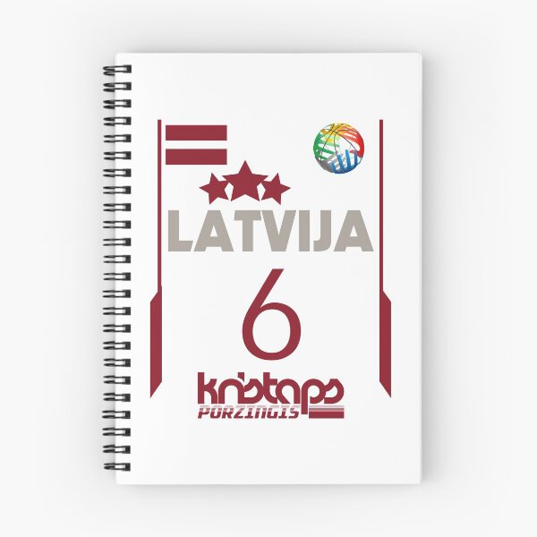Item preview, Kristaps Porzingis Retro Latvia Euro Style Basketball Design designed and sold by acquiesce13.