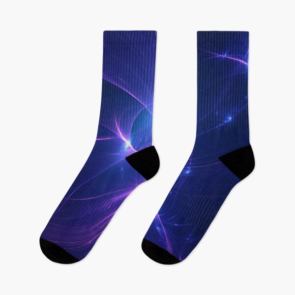 Item preview, Beautiful Abstract Pattern Of Colored Smooth Lines On A Black Background designed and sold by tatkhagata.