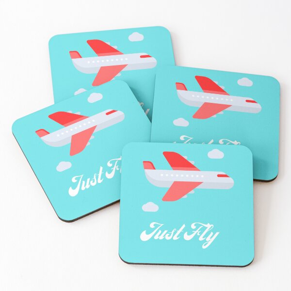 Item preview, Just Fly Red Airplane sticker designed and sold by lilrealwil.