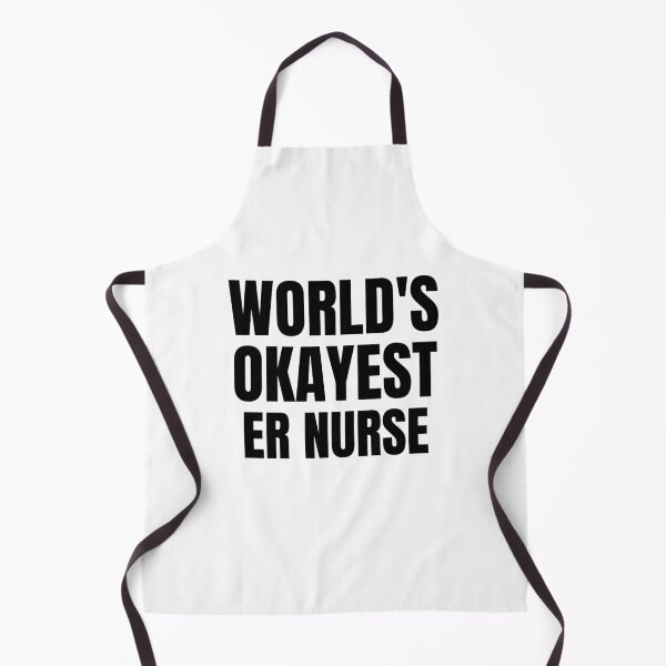 Item preview, World's Okayest Er nurse designed and sold by GoDPI.