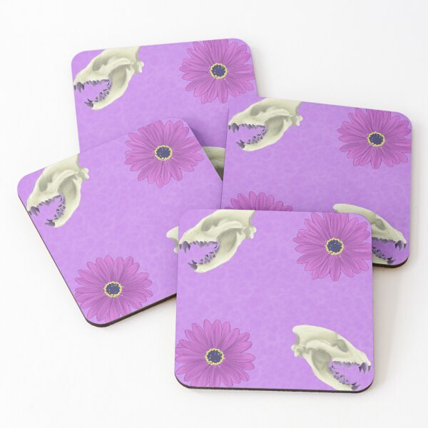 Item preview, Hyena Skull Floral Purple designed and sold by Ashley Gagnon.