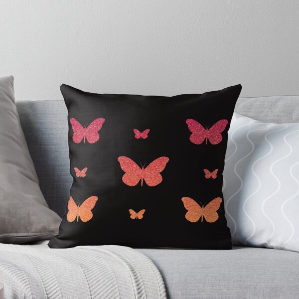 Item preview, Red Orange Ombre Faux Glitter Butterflies designed and sold by Felicity-K.