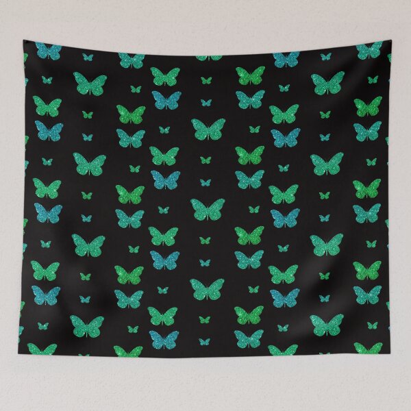 Item preview, Green Ombre Faux Glitter Butterflies designed and sold by Felicity-K.