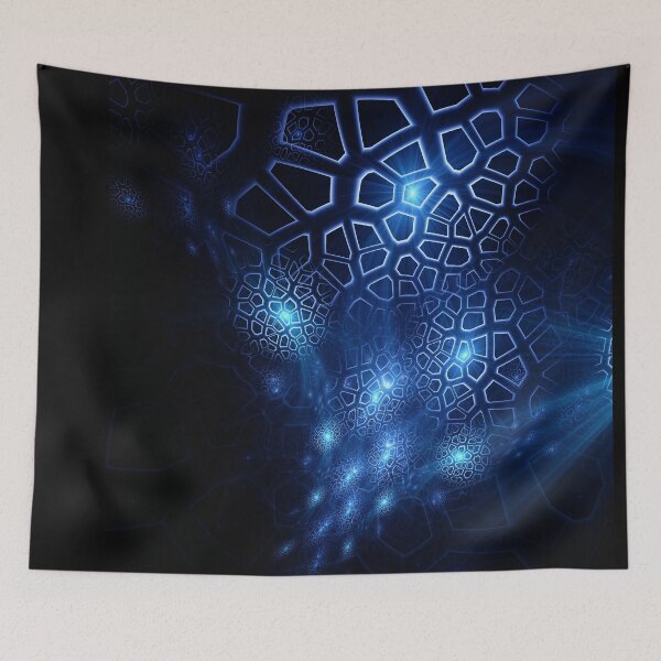 Item preview, Beautiful Abstract Pattern Of Colored Smooth Lines On A Black Background designed and sold by tatkhagata.