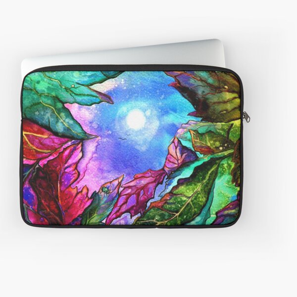 Moon Kissed Leaves Laptop Sleeve