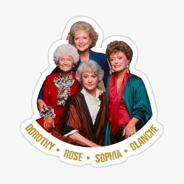 Stay Golden Golden Girls Sticker for Sale by EverydayDesign