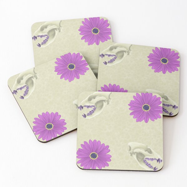 Item preview, Hyena Skull Floral Cream designed and sold by Ashley Gagnon.