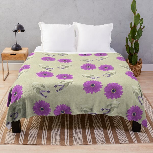 Item preview, Hyena Skull Floral Cream designed and sold by Ashley Gagnon.