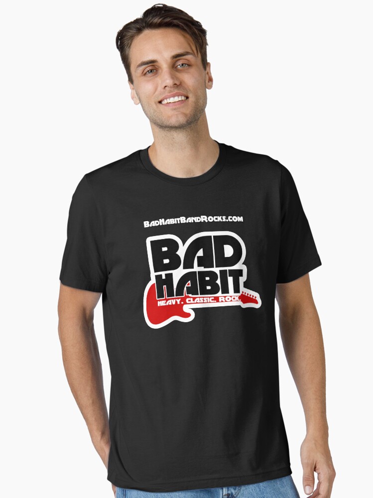 Thumbnail 1 of 7, Essential T-Shirt, BAD HABIT - Heavy. Classic. Rock. designed and sold by richtisdale.