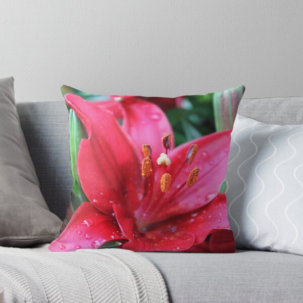 Item preview, Rain droplets on an Asian Lily designed and sold by Snowkitten.