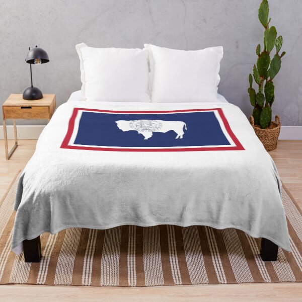 Item preview, US States Flag Wyoming designed and sold by fungear.