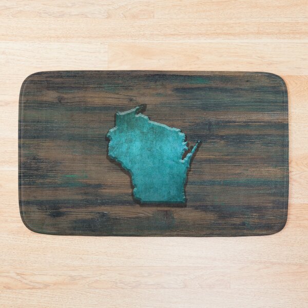 Item preview, Wisconsin Shape Teal designed and sold by Jared Davies.