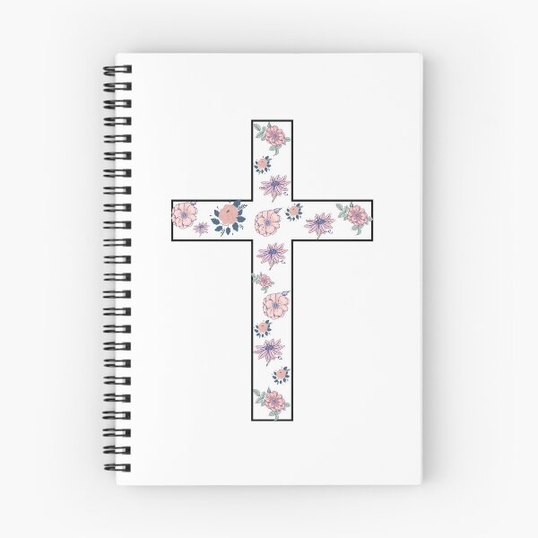 Item preview, floral cross designed and sold by peachyasho.