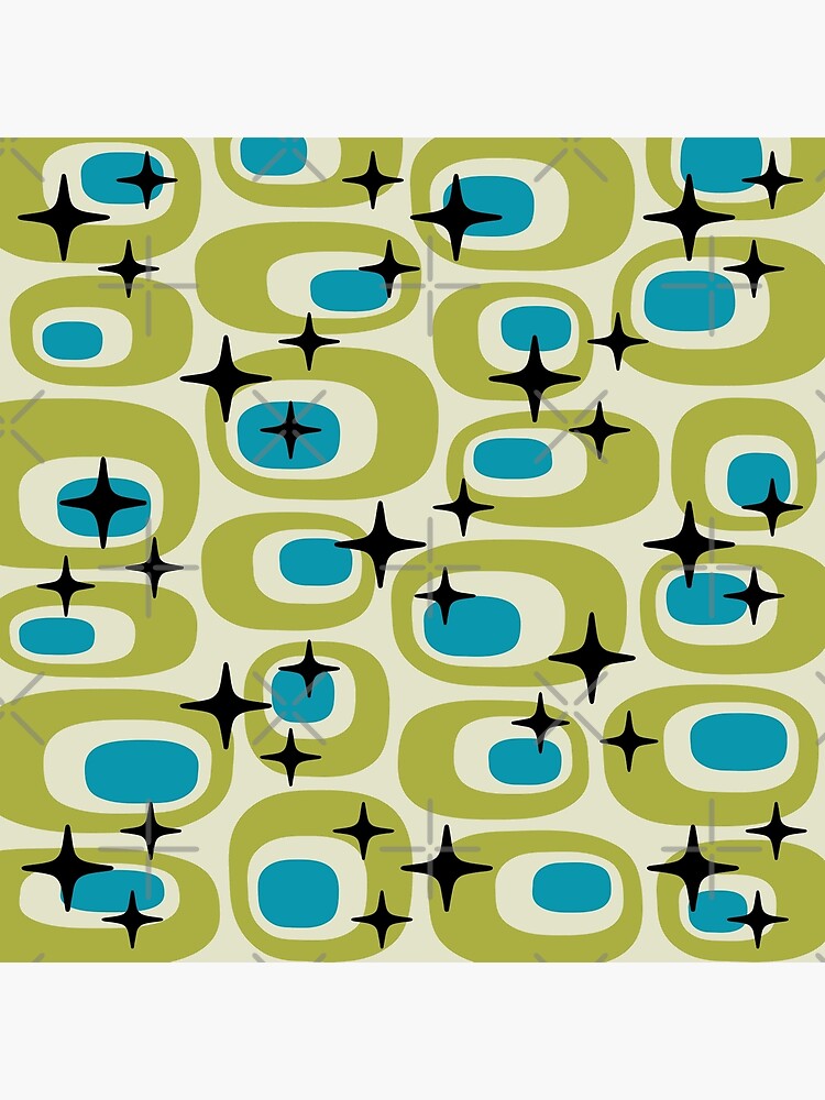 Mid Century Modern Atomic Sparkles 722