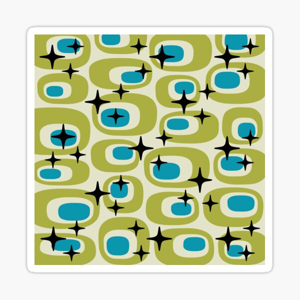 Item preview, Mid Century Modern Atomic Sparkles 722 designed and sold by tonymagnerart.